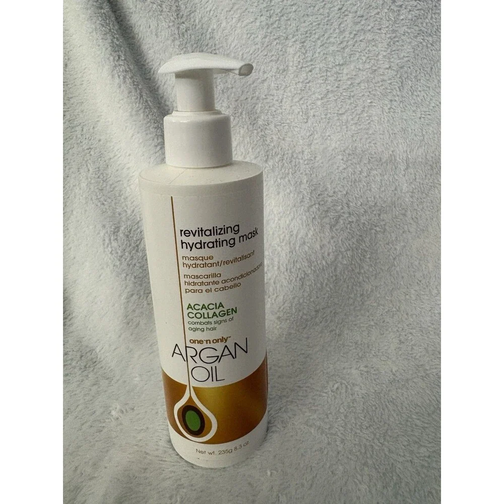 One ’n Only Argan Oil Revitalizing Hydrating Hair Mask Acacia Collagen 8.3oz New